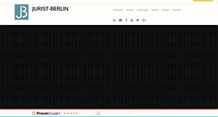 Desktop Screenshot of jurist-berlin.de