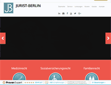 Tablet Screenshot of jurist-berlin.de